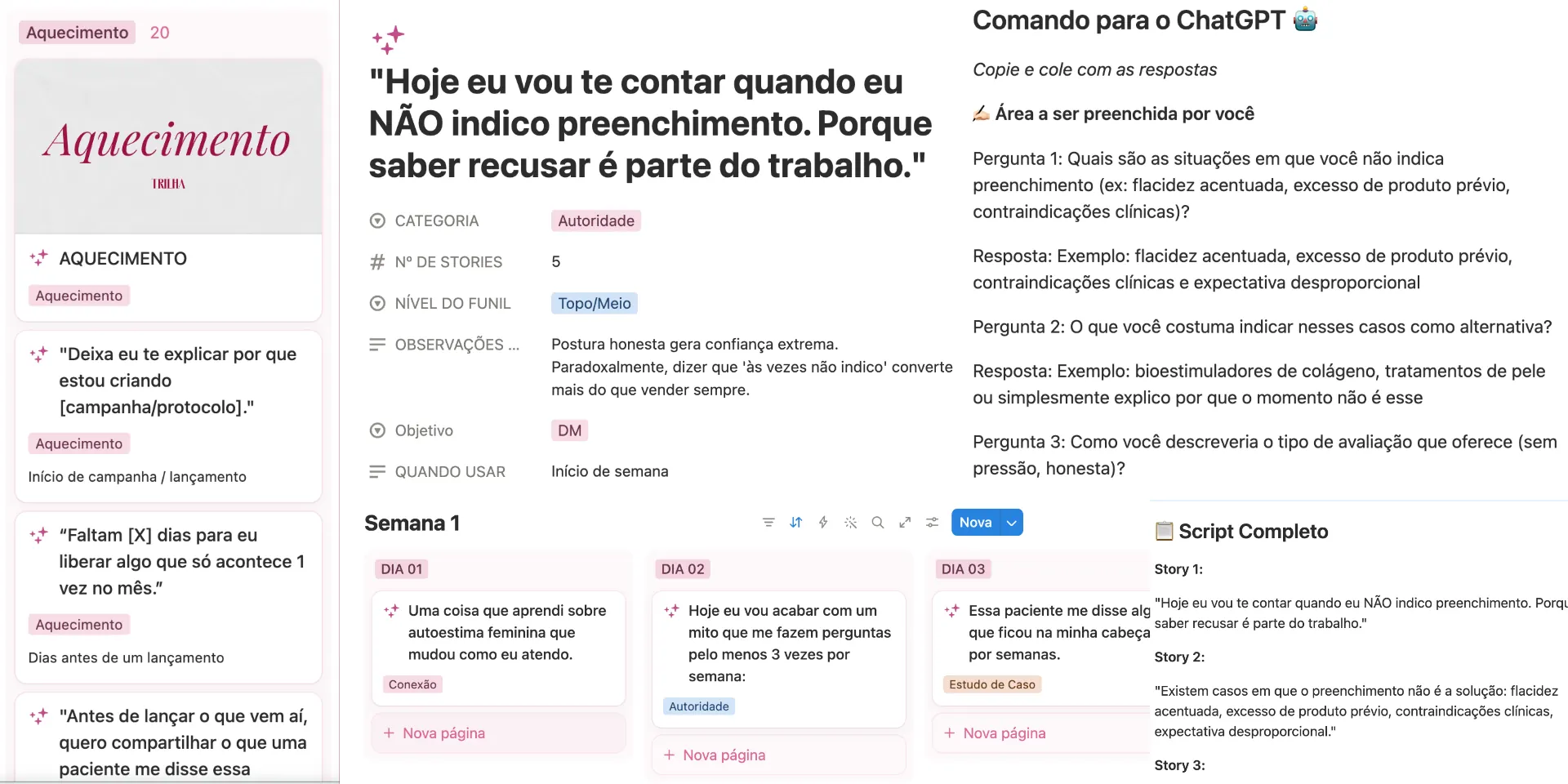 Conteúdo organizado por meses, Biblioteca de $tories 2.0